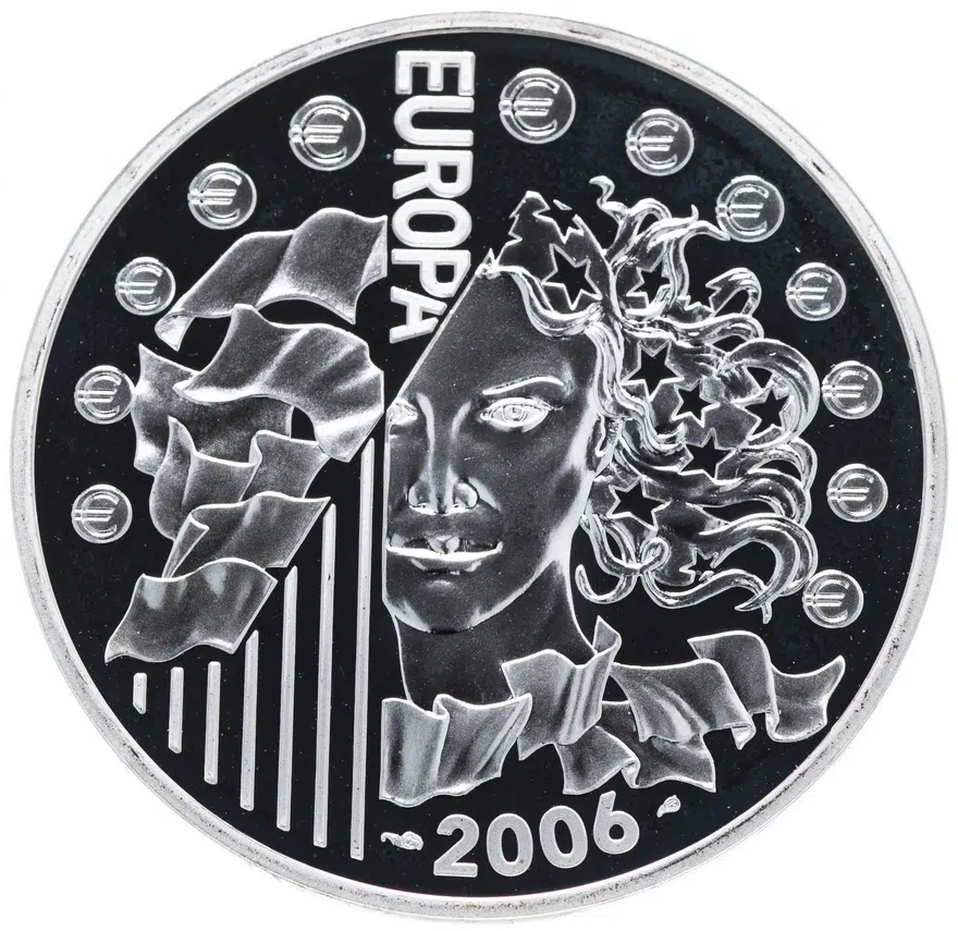 Франция 1,5 евро (euro) 2006 "9 Мая - День Победы", реверс