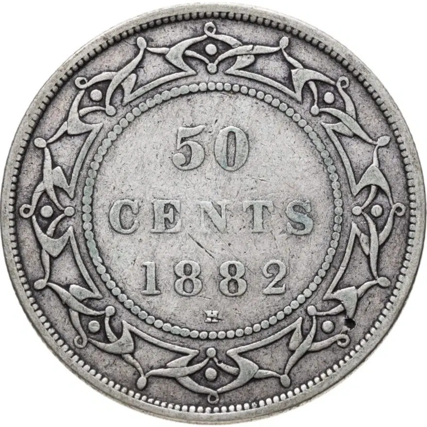 Ньюфаундленд 50 центов (cents) 1882