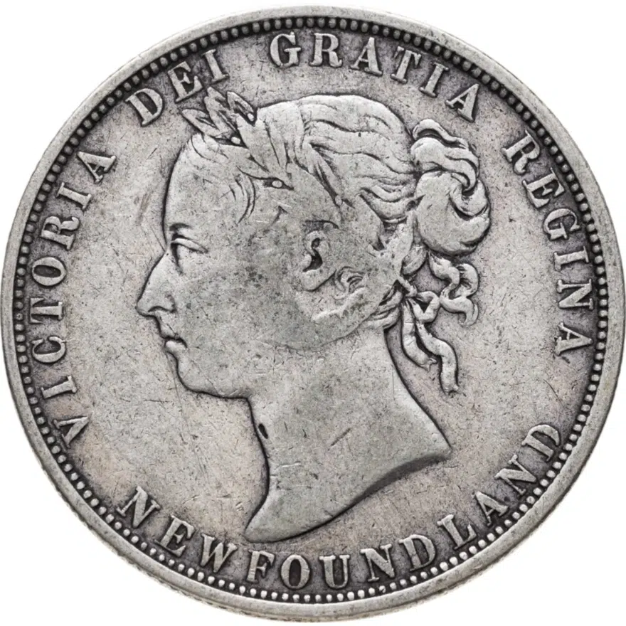 Ньюфаундленд 50 центов (cents) 1882, реверс