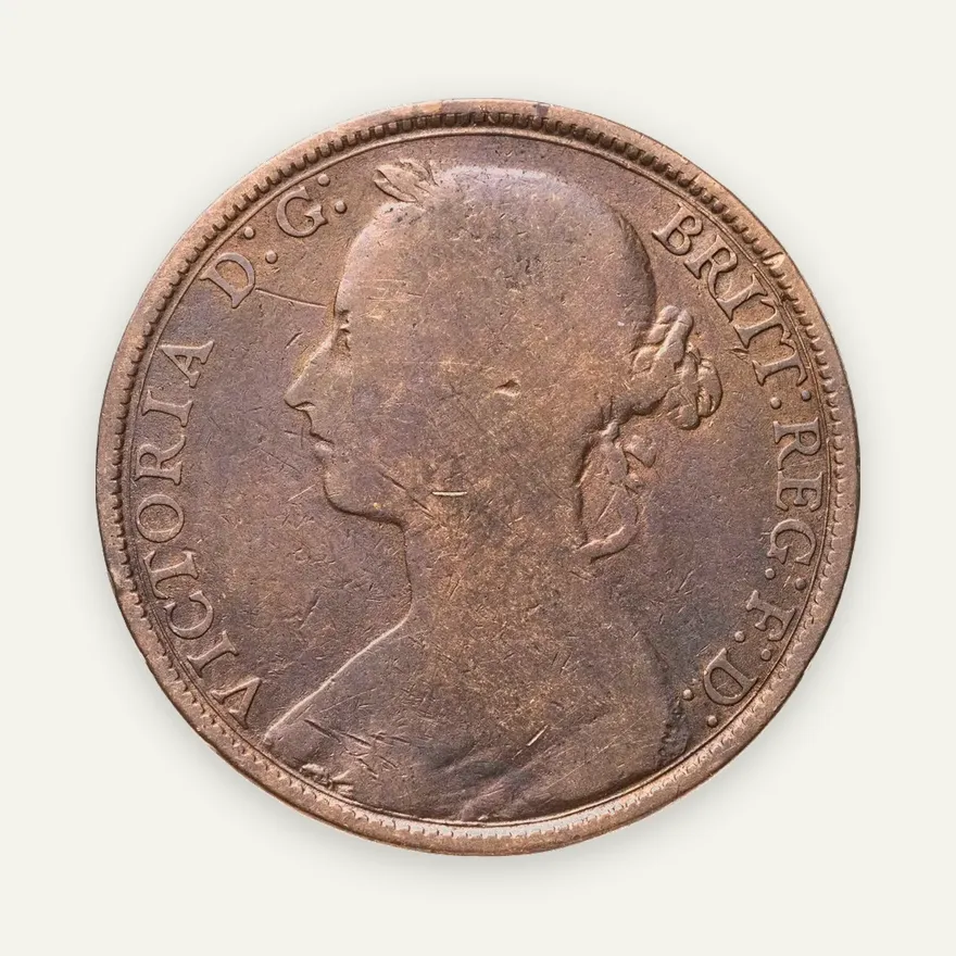 Великобритания 1 пенни (penny) 1894, реверс