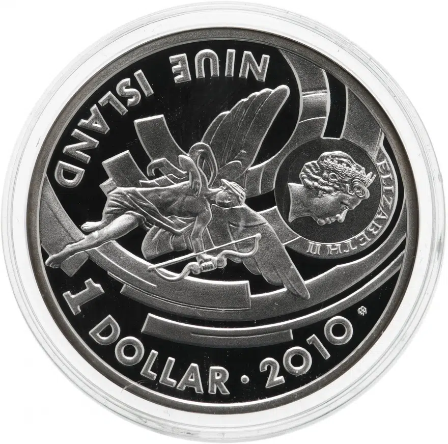 Ниуэ 1 доллар (dollar) 2010  Ромео и Джульетта, с сертификатом
