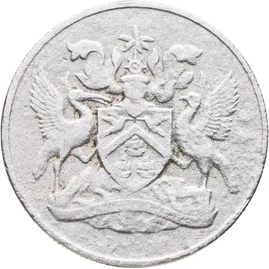 Тринидад и Тобаго 25 центов (cents) 1967, реверс