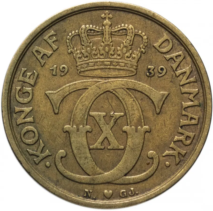 Дания 1 крона 1939