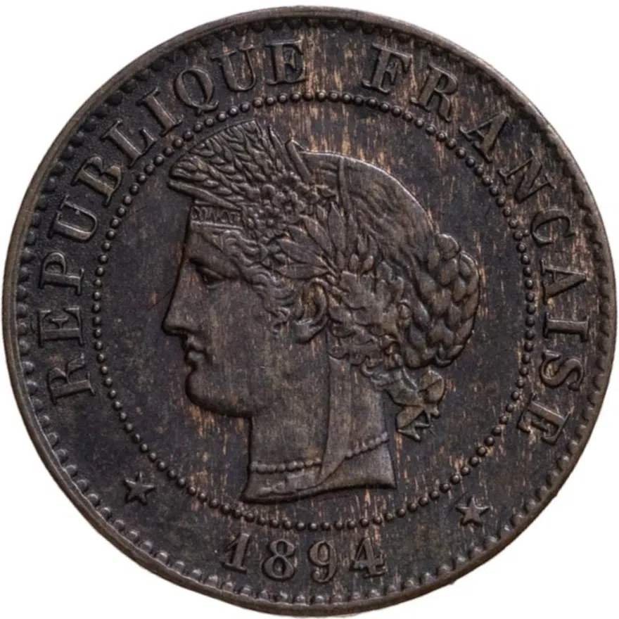 Франция 1 сантим (centime) 1894