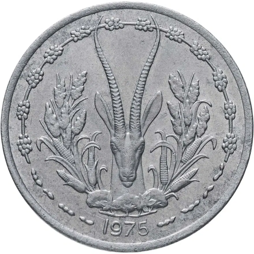 Западная Африка (BCEAO) 1 франк (franc) 1975