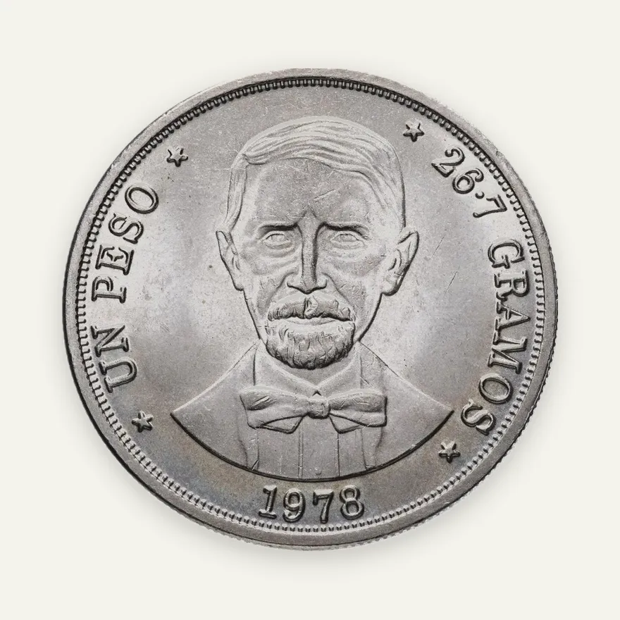 Доминикана 1 песо (peso) 1978, реверс