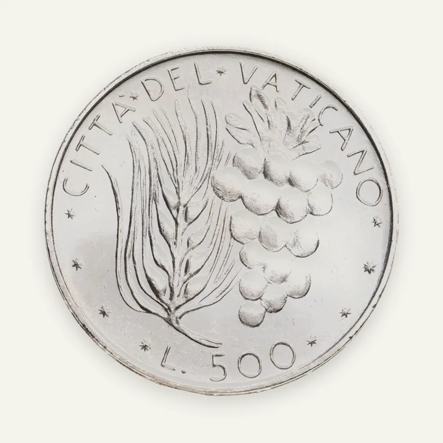 Ватикан 500 лир (lire) 1971
