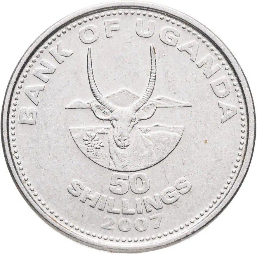 Уганда 50 шиллингов (shillings) 2007, реверс