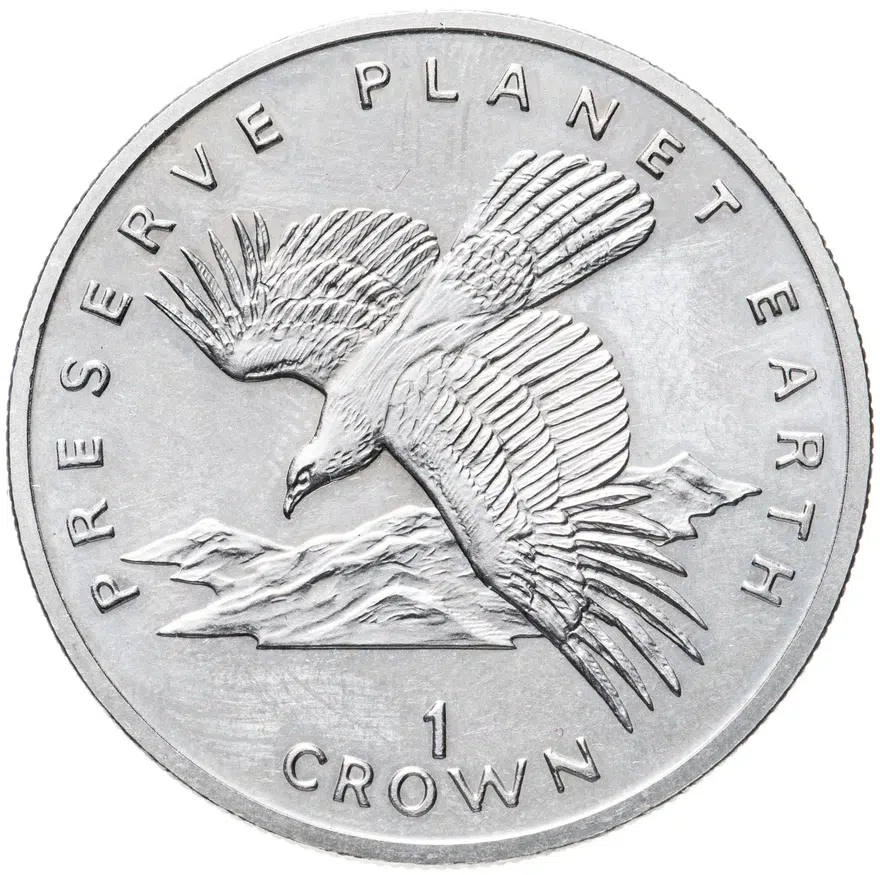 Гибралтар 1 крона (crown) 1994 Заповедник планета Земля - Испанский могильник