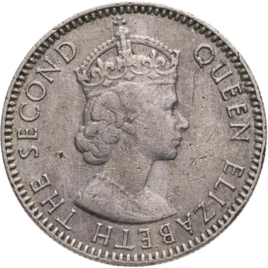 Сейшелы 25 центов (cents) 1970, реверс