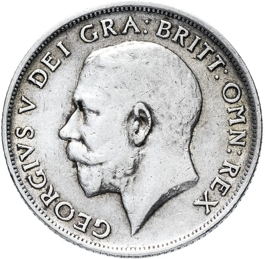 Великобритания 1 шиллинг (shilling) 1914, реверс