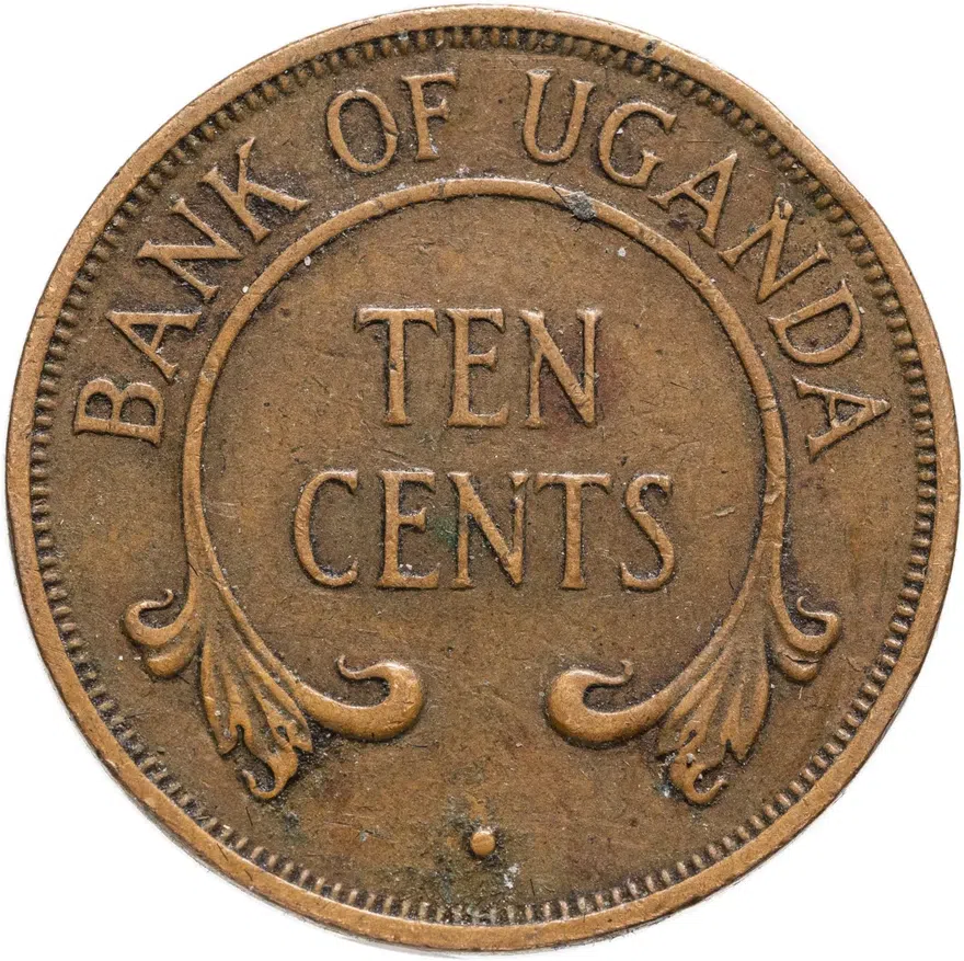 Уганда 10 центов (cents) 1966