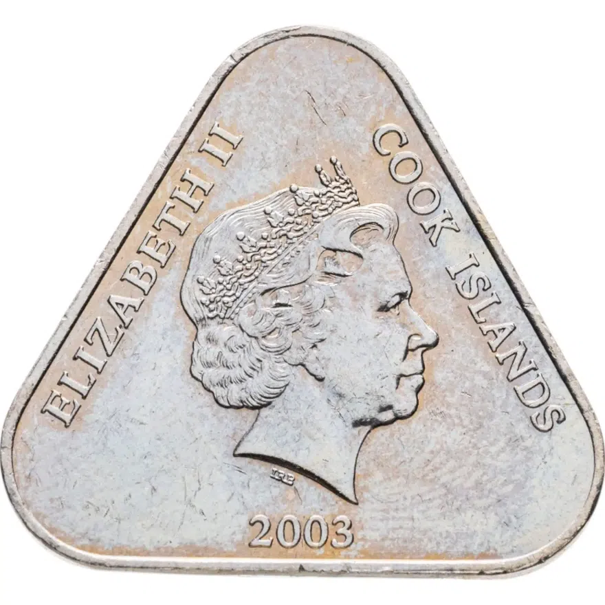 Острова Кука 2 доллара (dollars) 2003