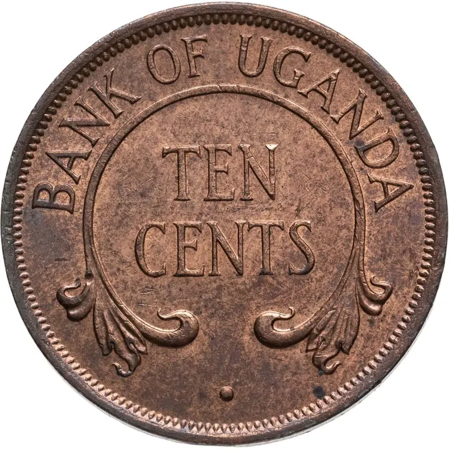 Уганда 10 центов (cents) 1976