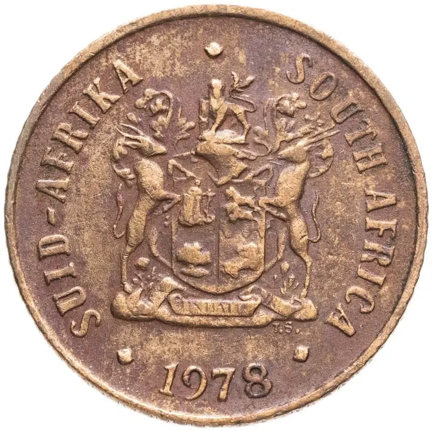 ЮАР 1 цент (cent) 1978, реверс