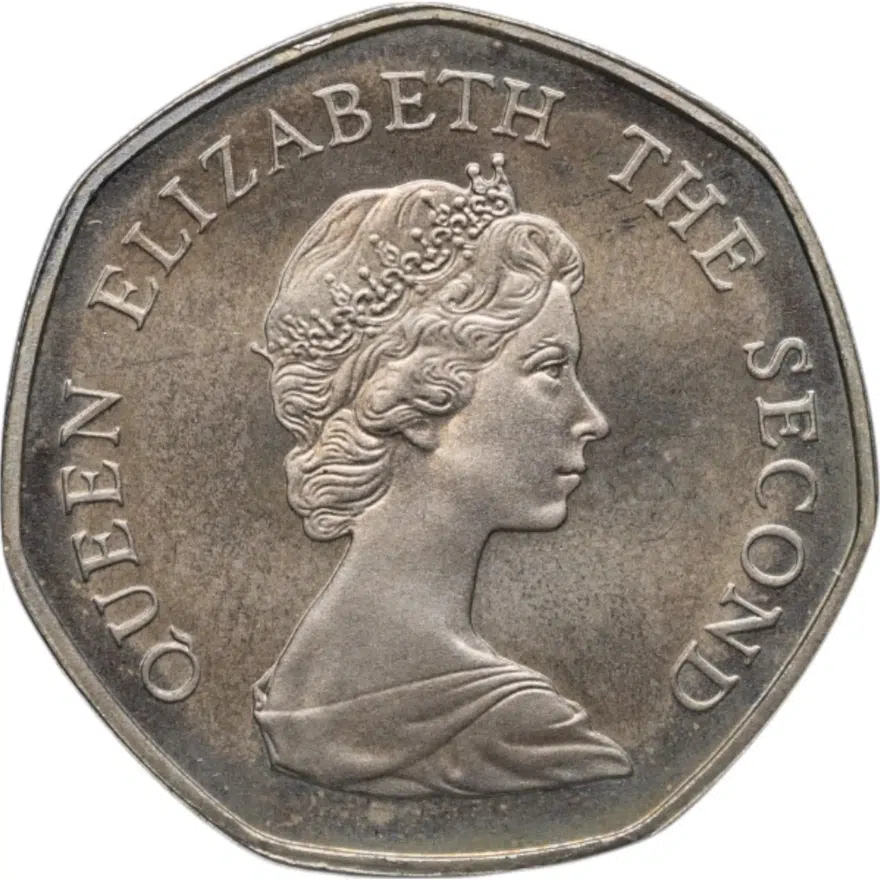 Фолклендские острова 20 пенсов (pence) 1982 Proof, реверс