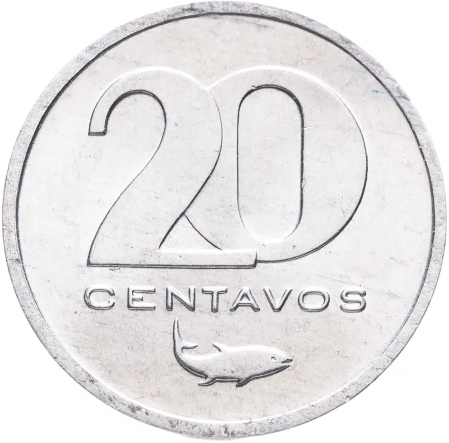 Кабо-Верде 20 сентаво (centavos) 1977