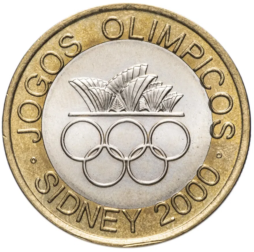Португалия 200 эскудо (escudos) 2000 "XXVII летние Олимпийские Игры, Сидней 2000", аверс