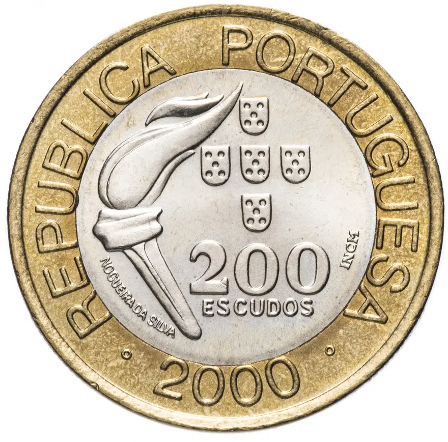 Португалия 200 эскудо (escudos) 2000 "XXVII летние Олимпийские Игры, Сидней 2000", реверс