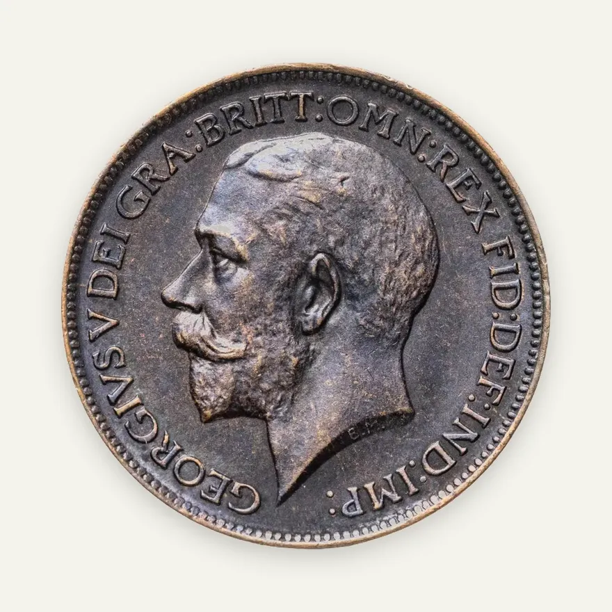 Великобритания 1 фартинг (farthing) 1911, реверс