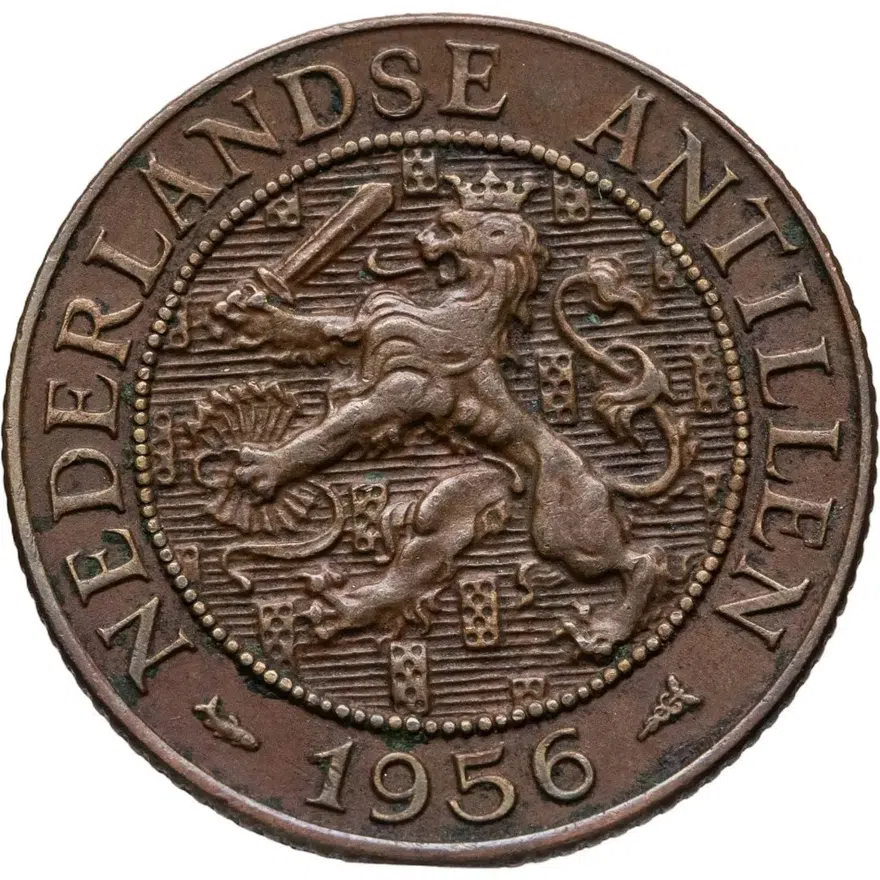 Нидерландские Антильские острова 2 1/2 цента (cent) 1956, реверс