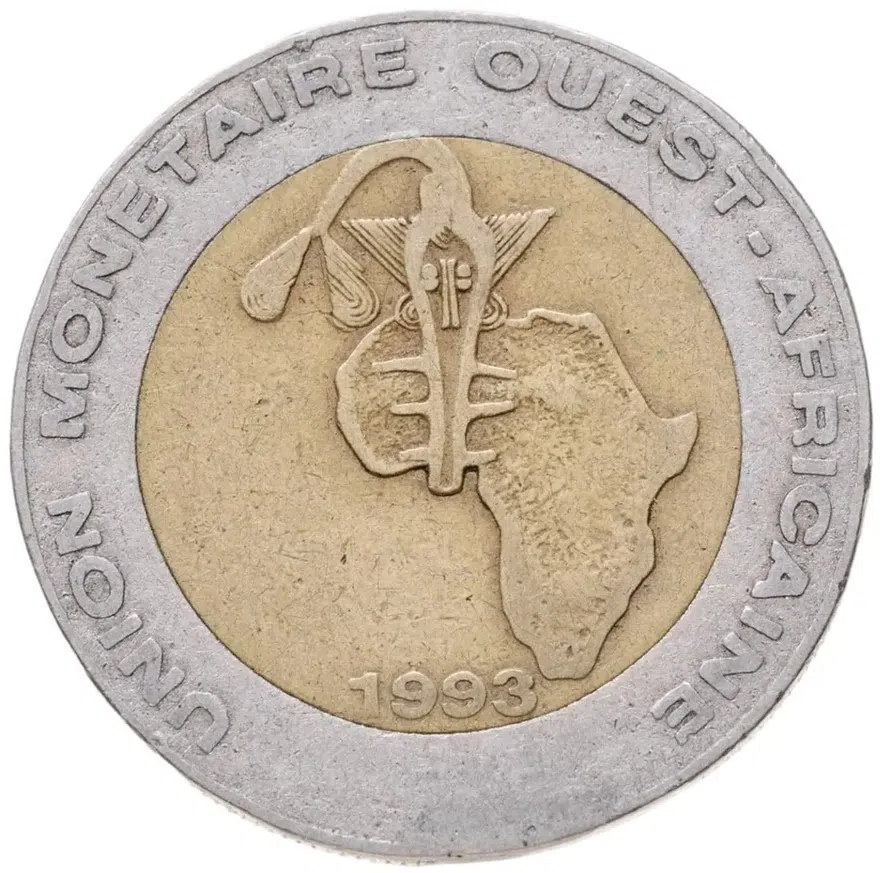 Западная Африка (BCEAO) 250 франков (francs) 1993