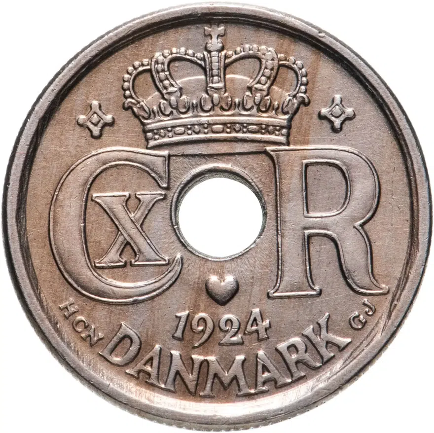 Дания 25 эре (ore) 1924