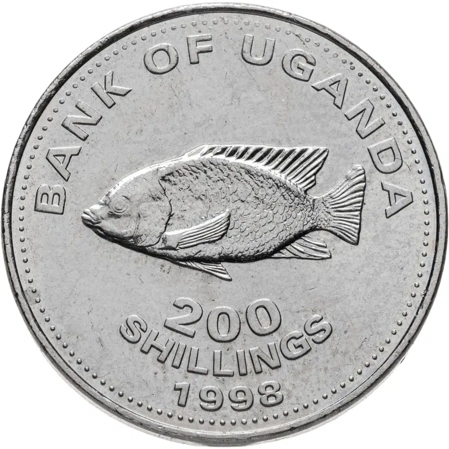 Уганда 200 шиллингов (shillings) 1998, реверс