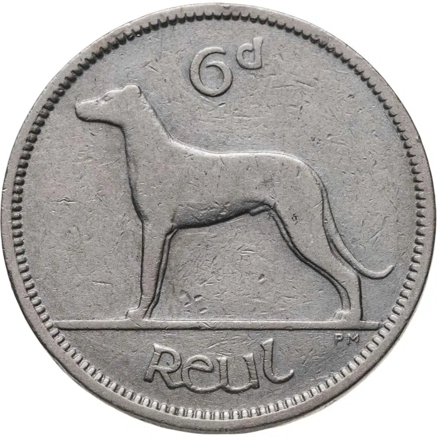 Ирландия 6 пенсов (pence) 1942