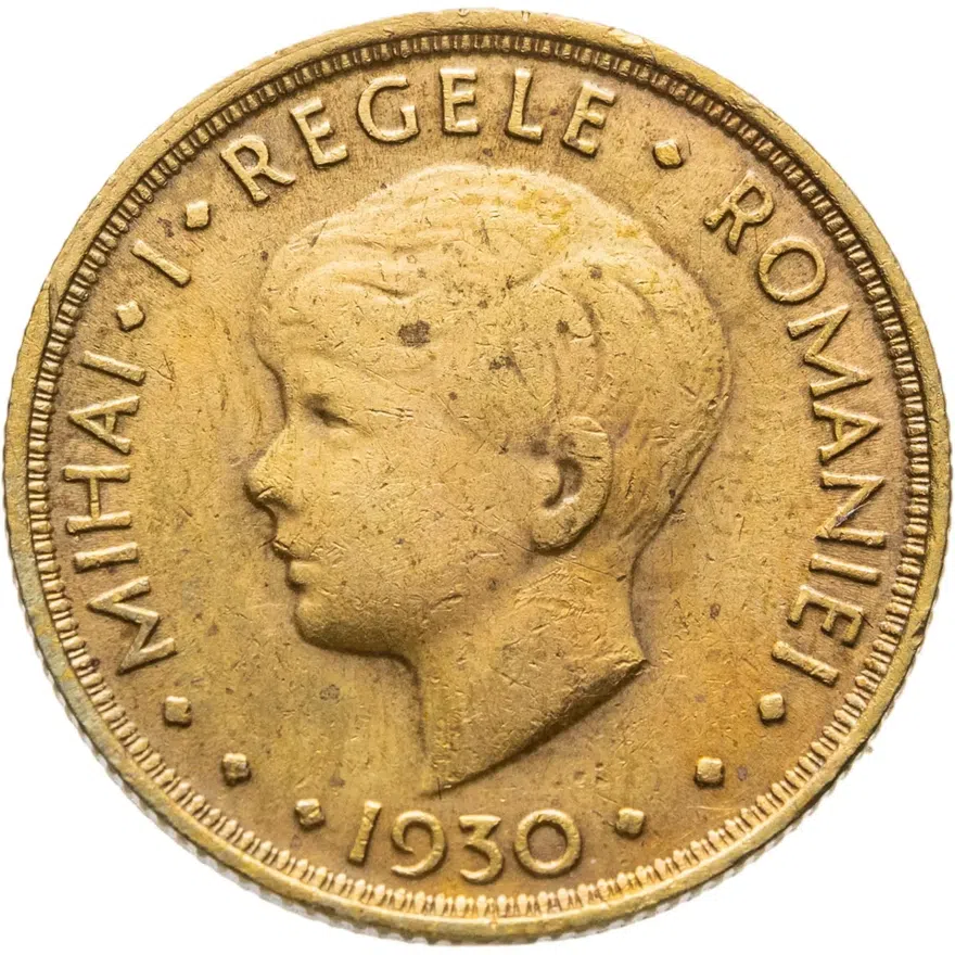 Румыния 5 леев (lei) 1930 KN  знак монетного двора: "KN" - Бирмингем, Kings Norton