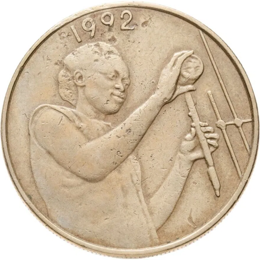 Западная Африка (BCEAO) 25 франков (francs) 1992