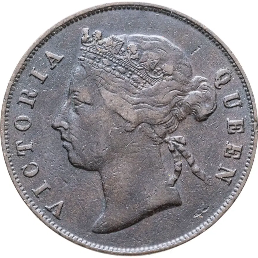 Маврикий 5 центов (cents) 1897, реверс