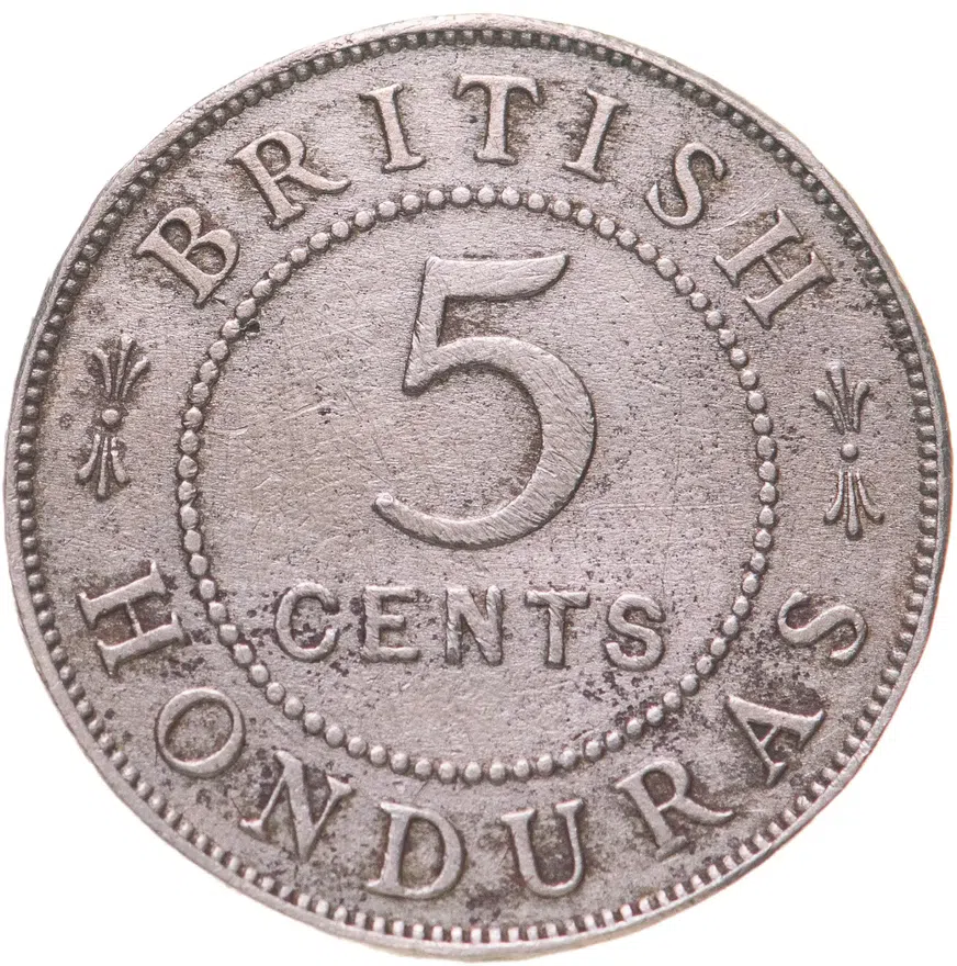 Британский Гондурас 5 центов (cents) 1936