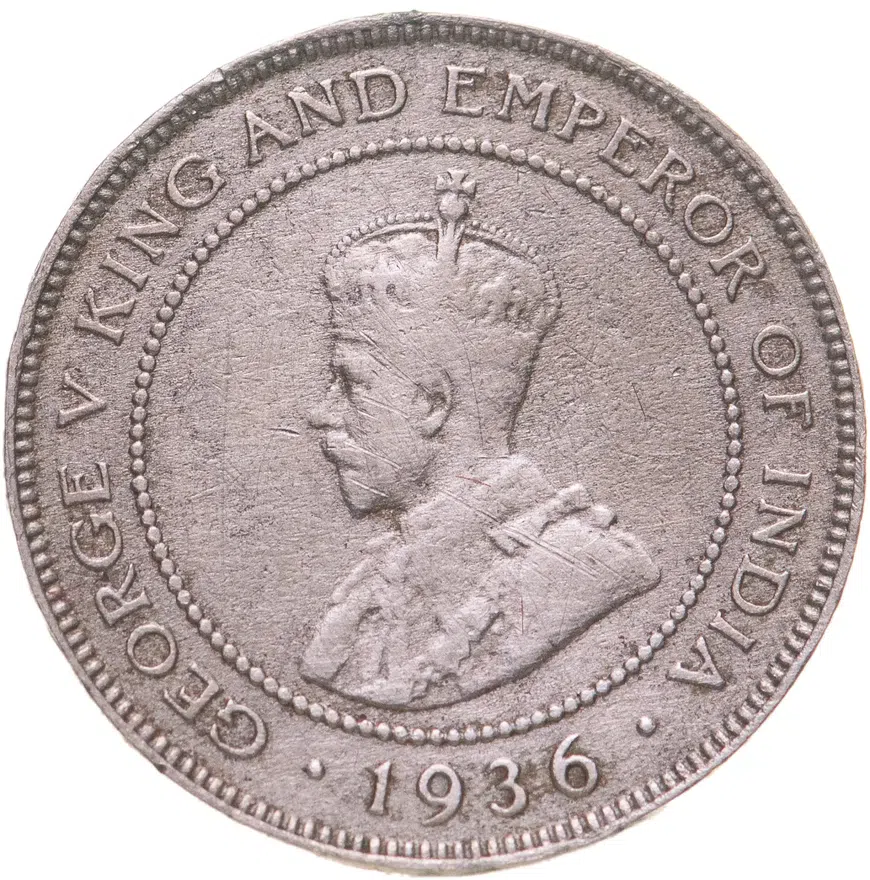 Британский Гондурас 5 центов (cents) 1936, реверс