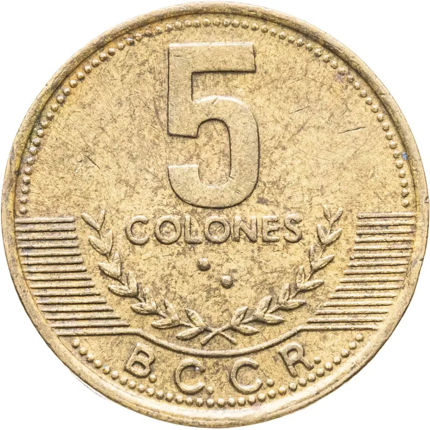 Коста-Рика 5 колонов (colones) 2001