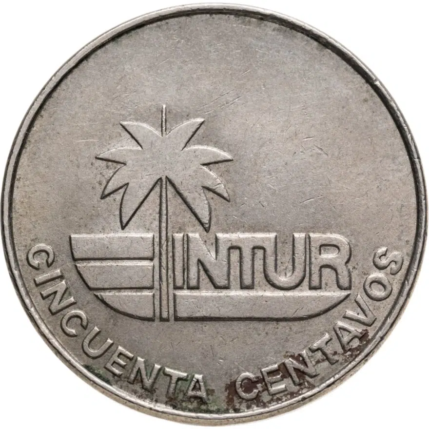 Куба 50 сентаво (centavos) 1981 INTUR, реверс
