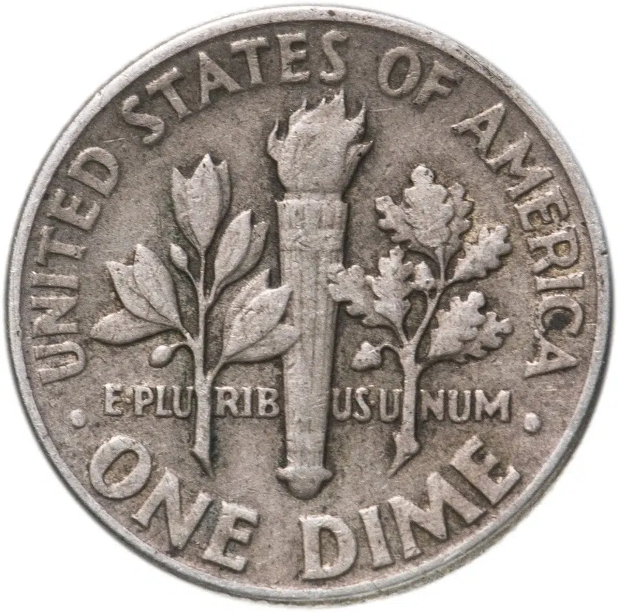 США 1 дайм (10 центов) 1946, реверс