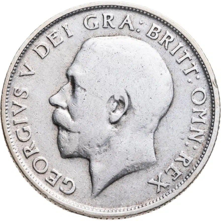 Великобритания 1 шиллинг (shilling) 1912, аверс