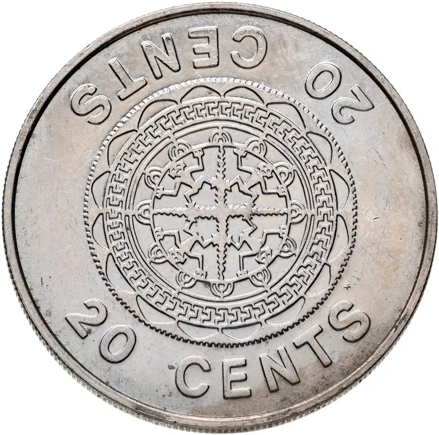 Соломоновы Острова 20 центов (cents) 1981