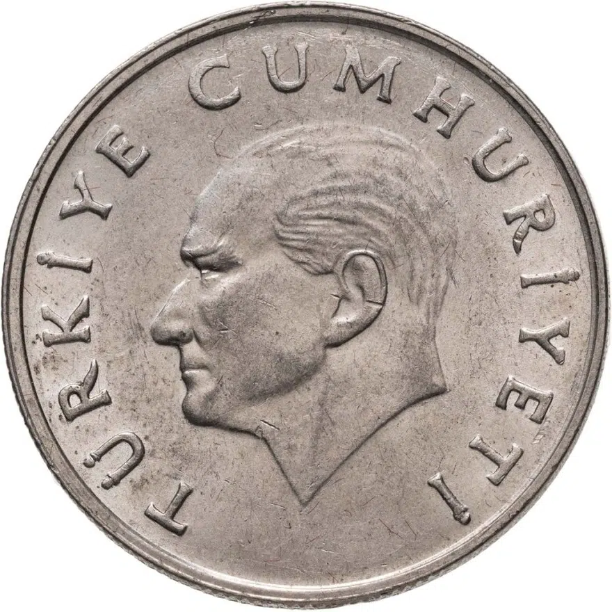 Турция 100 лир (lira) 1987, аверс