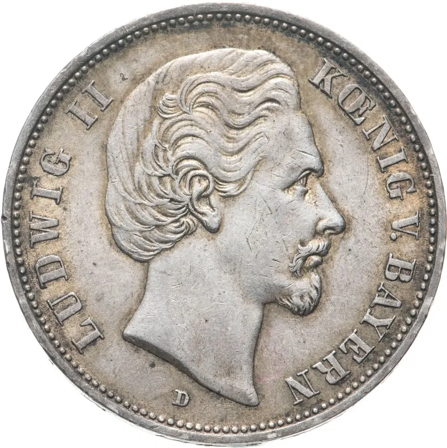 Германия (Империя) 5 марок (mark) 1875