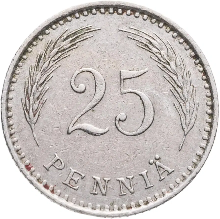 Финляндия 25 пенни (pennia) 1935