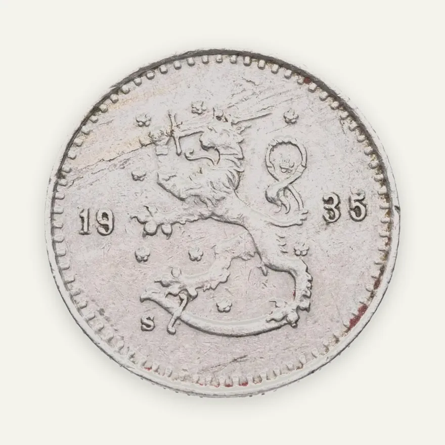 Финляндия 25 пенни (pennia) 1935, реверс