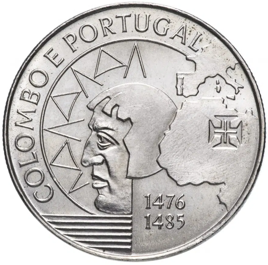 Португалия 200 эскудо (escudos) 1991   "Христофор Колумб в Португалии", реверс
