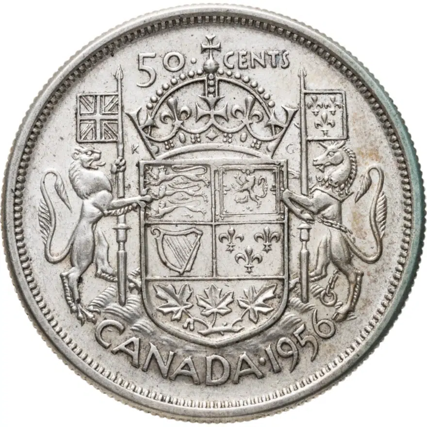Канада 50 центов (cents) 1956