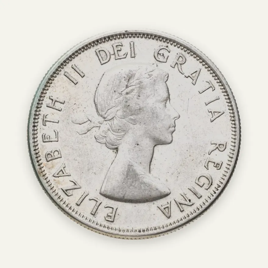 Канада 50 центов (cents) 1956, реверс