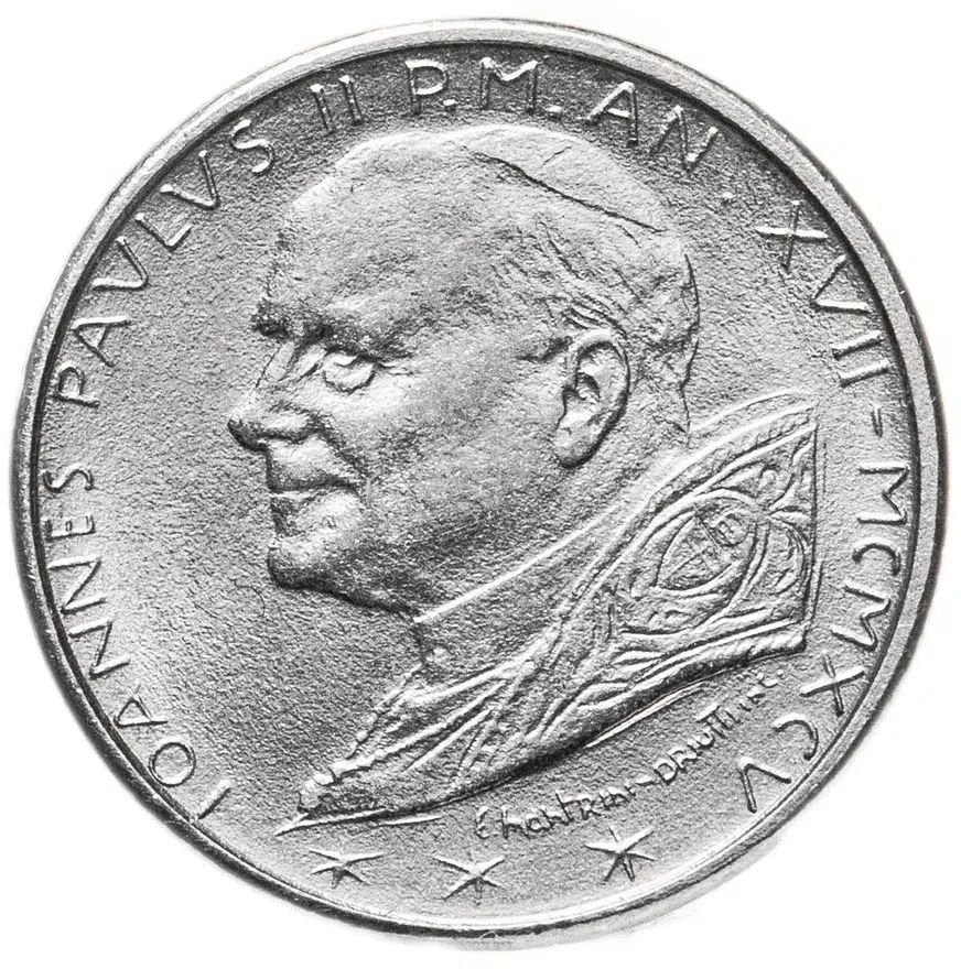 Ватикан 50 лир (lire) 1995