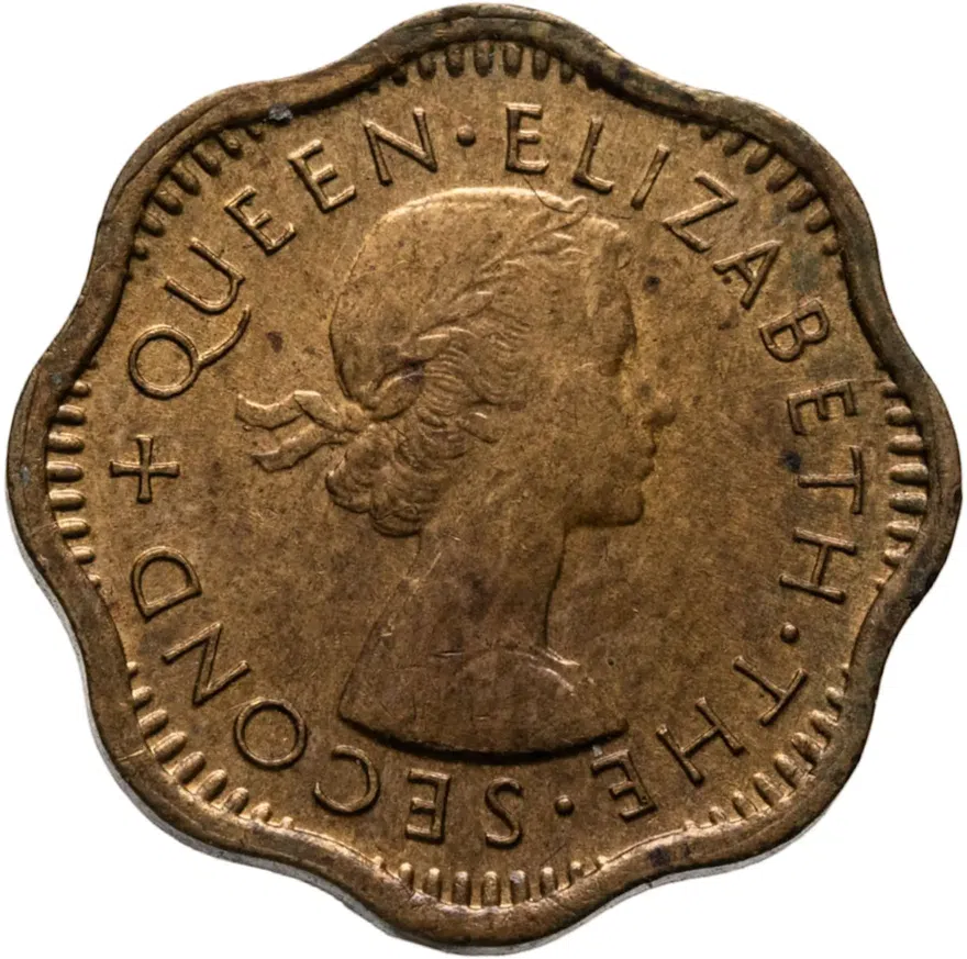 Цейлон 2 цента (cents) 1957, реверс