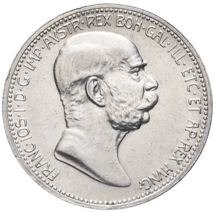 Австрия 1 крона (crown) 1895, реверс