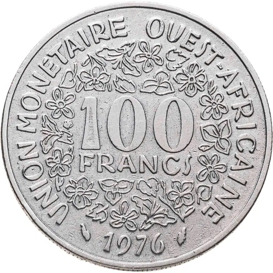 Западная Африка (BCEAO) 100 франков (francs) 1976